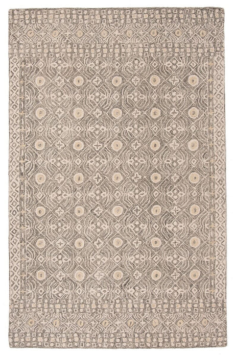 Safavieh Micro-Loop Mlp801H Charcoal / Ivory Moroccan Area Rug