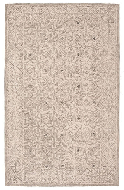 Safavieh Micro-Loop Mlp802G Silver / Ivory Area Rug