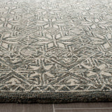 Safavieh Micro-Loop Mlp802M Blue / Ivory Rugs.
