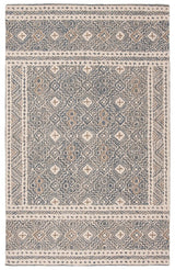 Safavieh Micro-Loop Mlp803M Blue / Ivory Rugs.