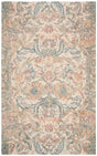 Safavieh Micro-Loop Mlp901M Ivory / Blue Rugs.