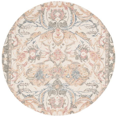 Safavieh Micro-Loop Mlp901M Ivory / Blue Area Rug