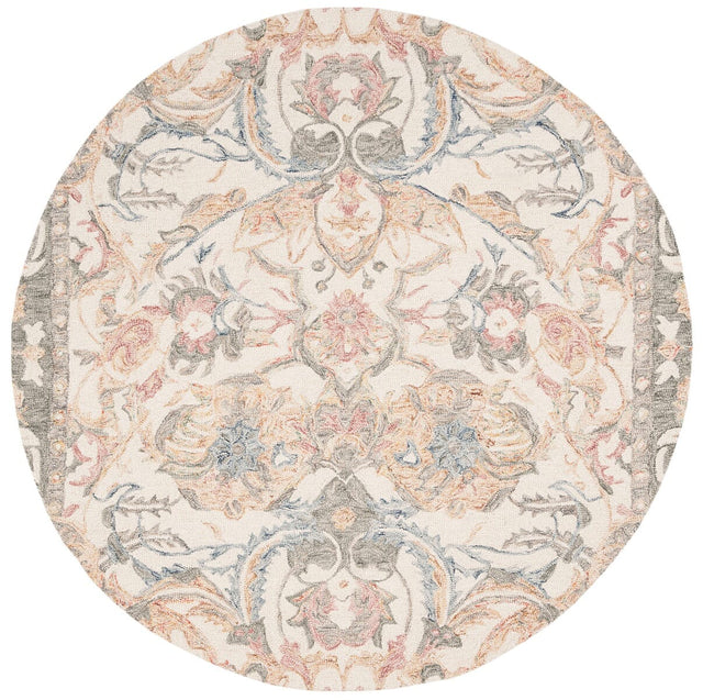 Safavieh Micro-Loop Mlp901M Ivory / Blue Rugs.