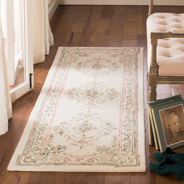 Safavieh Micro-Loop Mlp902R Ivory / Fuchsia Rugs.