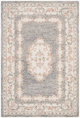 Safavieh Micro-Loop Mlp903F Grey / Ivory Rugs.