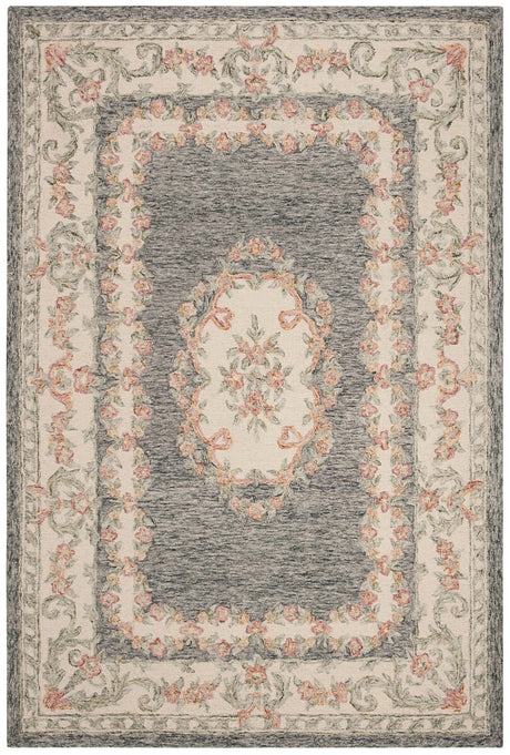 Safavieh Micro-Loop Mlp903F Grey / Ivory Area Rug