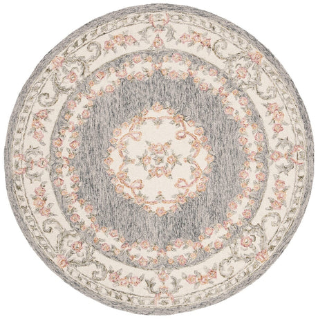 Safavieh Micro-Loop Mlp903F Grey / Ivory Area Rug