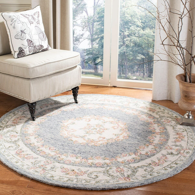 Safavieh Micro-Loop Mlp903F Grey / Ivory Area Rug