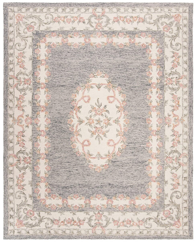 Safavieh Micro-Loop Mlp903F Grey / Ivory Area Rug