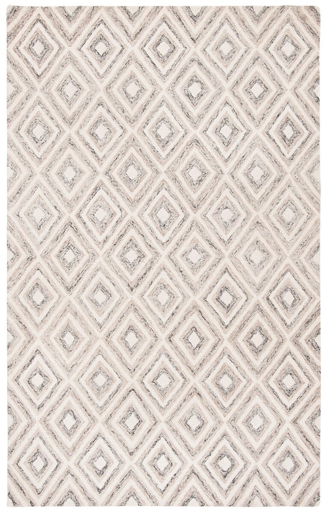 Safavieh Micro-Loop Mlp906F Grey / Ivory Rugs.