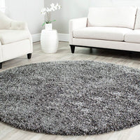 Safavieh Malibu Shag Mls431C Charcoal Shag Area Rug