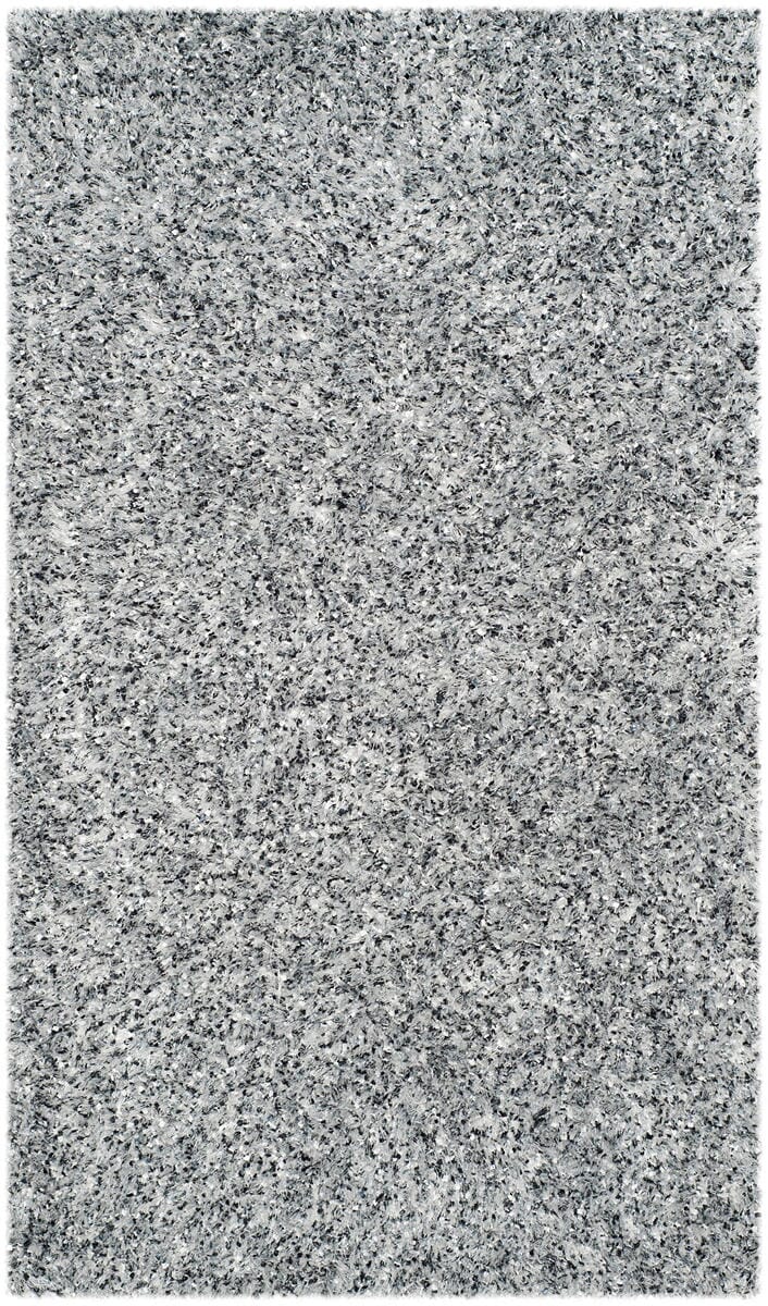 Safavieh Malibu Shag Mls431S Silver Shag Area Rug