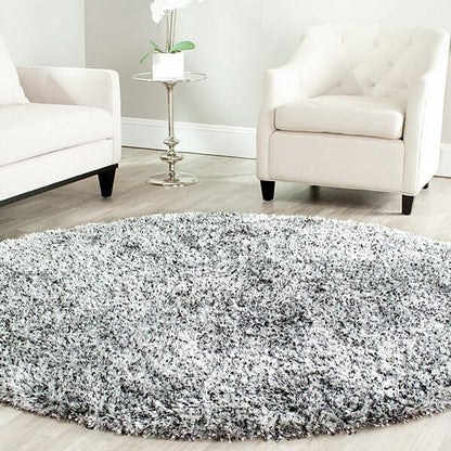 Safavieh Malibu Shag Mls431S Silver Shag Area Rug