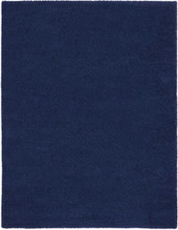 Nourison Malibu Shag Msg01 Navy Shag Area Rug