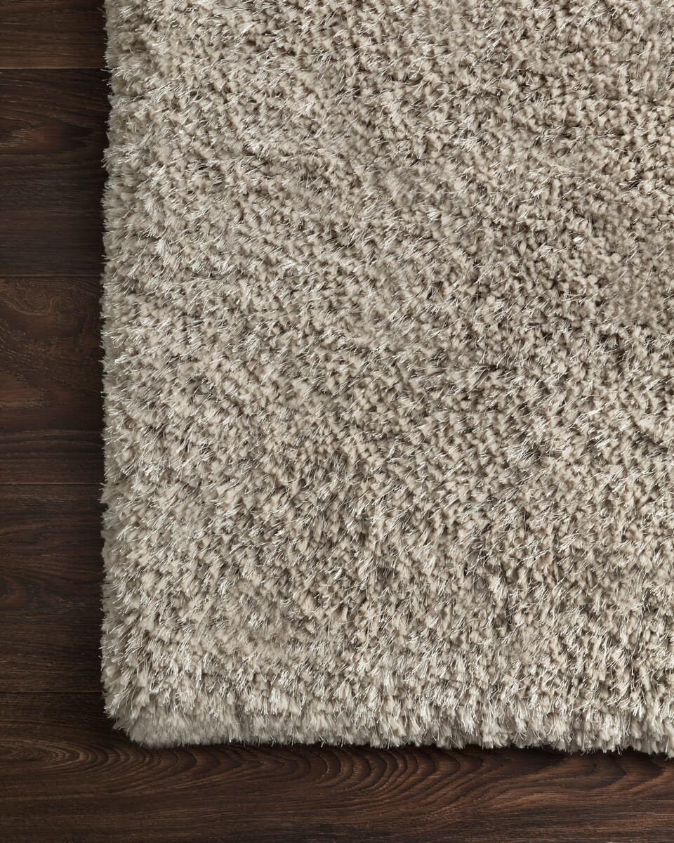 Loloi Mila Shag Mil-01 Grey Shag Area Rug