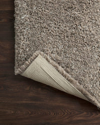 Loloi Mila Shag Mil-01 Taupe Shag Area Rug