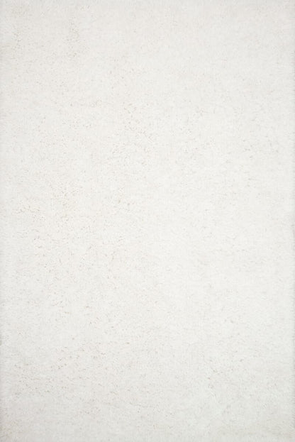 Loloi Mila Shag Mil-01 White Shag Area Rug