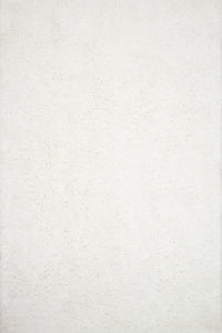 Loloi Mila Shag Mil-01 White Shag Area Rug