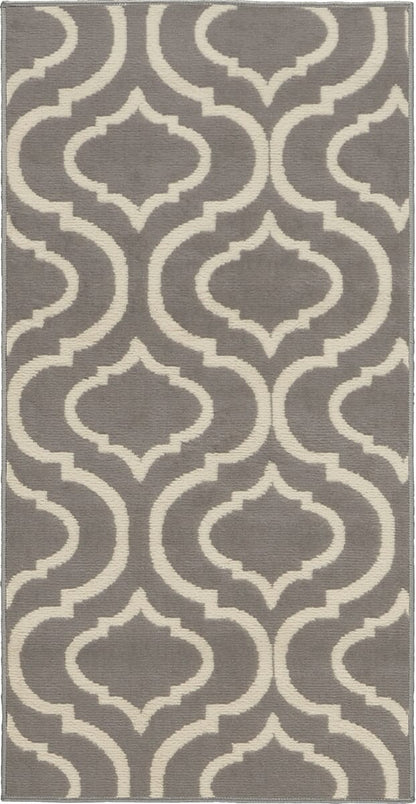 Nourison Jubilant Jub19 Grey Geometric Area Rug