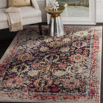 Safavieh Monaco Mnc206G Grey / Multi Vintage / Distressed Area Rug