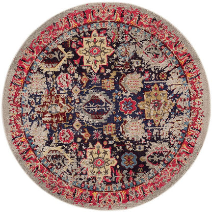 Safavieh Monaco Mnc206G Grey / Multi Vintage / Distressed Area Rug