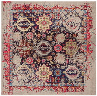 Safavieh Monaco Mnc206G Grey / Multi Vintage / Distressed Area Rug