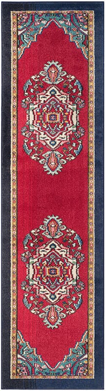 Safavieh Monaco Mnc207C Red / Turquoise Area Rug