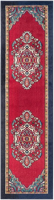 Safavieh Monaco Mnc207C Red / Turquoise Rugs.