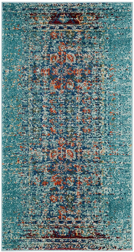 Safavieh Monaco Mnc208J Blue / Multi Rugs.