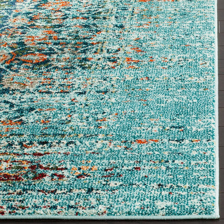 Safavieh Monaco Mnc208J Blue / Multi Rugs.