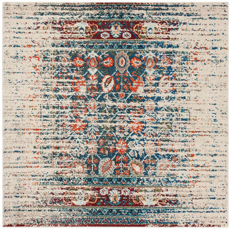 Safavieh Monaco Mnc208M Ivory / Blue Rugs.