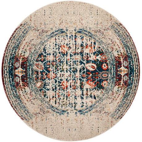 Safavieh Monaco Mnc208M Ivory / Blue Rugs.