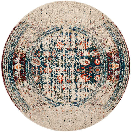 Safavieh Monaco Mnc208M Ivory / Blue Rugs.