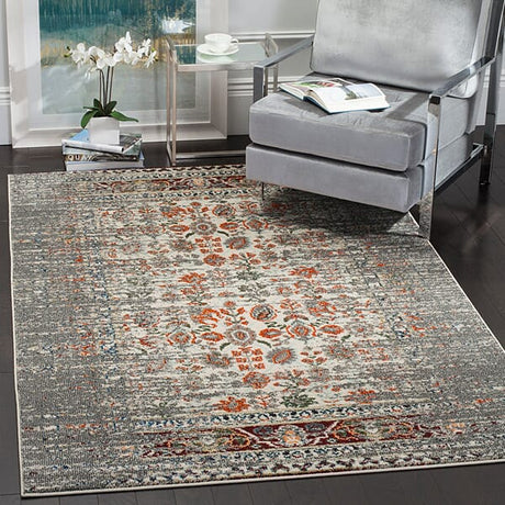 Safavieh Monaco Mnc208T Grey / Ivory Rugs.