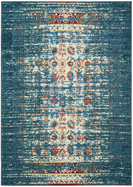 Safavieh Monaco Mnc208V Blue / Ivory Rugs.