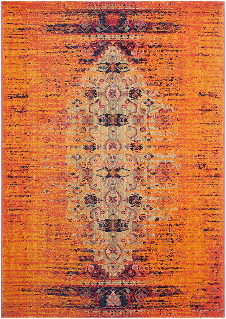 Safavieh Monaco Mnc209H Orange / Multi Rugs.