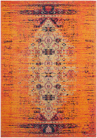 Safavieh Monaco Mnc209H Orange / Multi Vintage / Distressed Area Rug