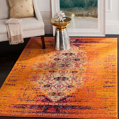 Safavieh Monaco Mnc209H Orange / Multi Rugs.