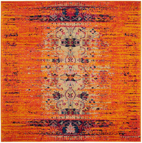 Safavieh Monaco Mnc209H Orange / Multi Rugs.