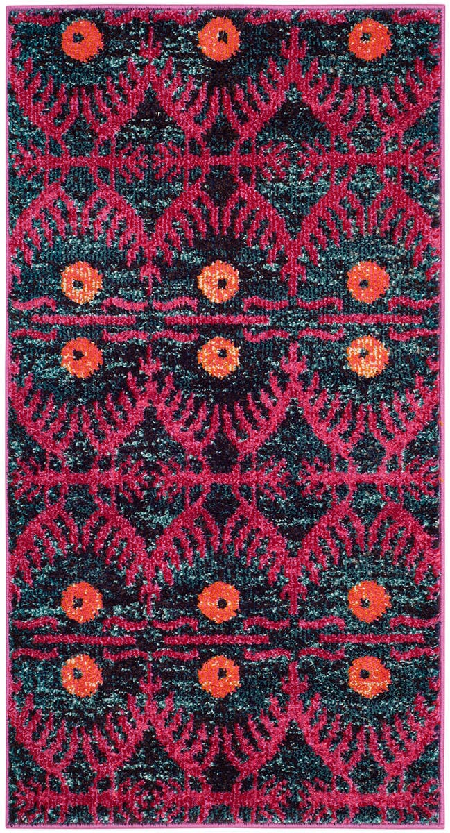 Safavieh Monaco Mnc213D Pink / Multi Ikat Area Rug