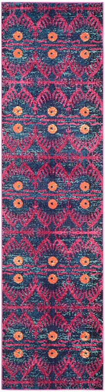 Safavieh Monaco Mnc213D Pink / Multi Ikat Area Rug