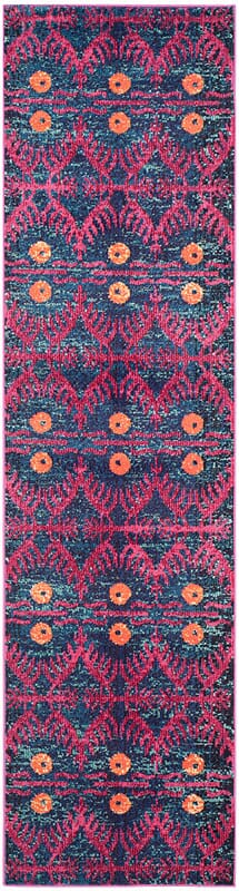 Safavieh Monaco Mnc213D Pink / Multi Ikat Area Rug