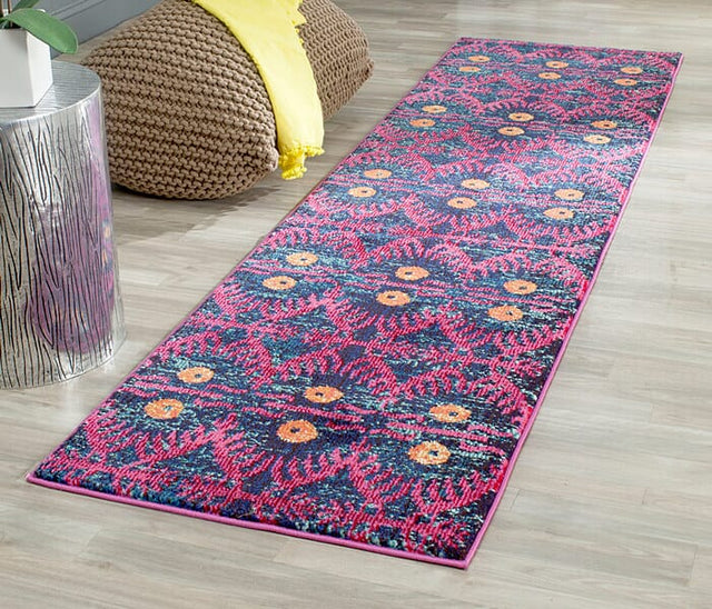 Safavieh Monaco Mnc213D Pink / Multi Rugs.