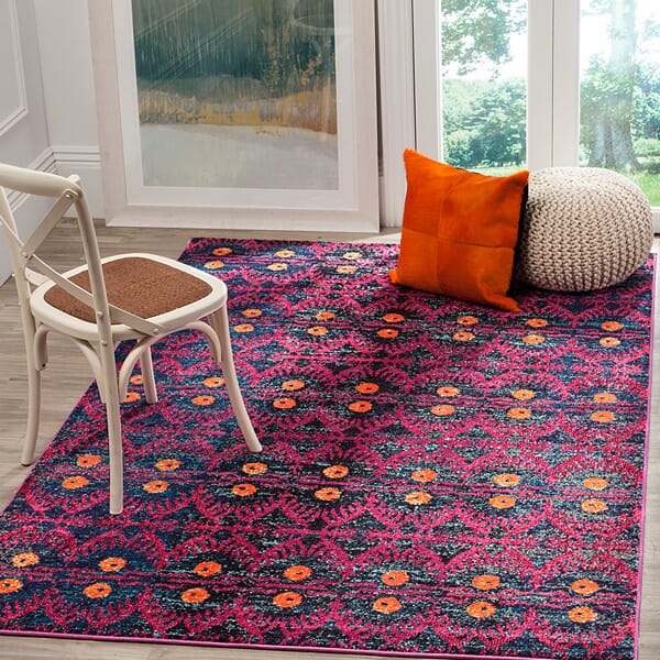 Safavieh Monaco Mnc213D Pink / Multi Rugs.