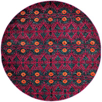 Safavieh Monaco Mnc213D Pink / Multi Ikat Area Rug