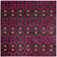 Safavieh Monaco Mnc213D Pink / Multi Ikat Area Rug