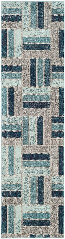 Safavieh Monaco Mnc214E Grey / Blue Rugs.