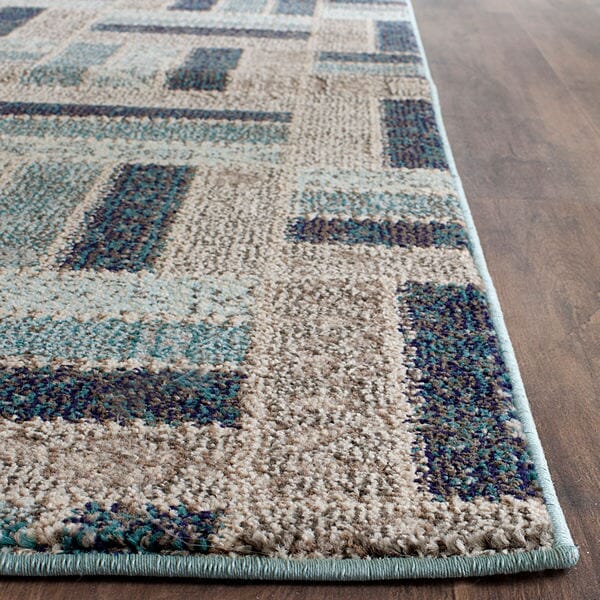 Safavieh Monaco Mnc214E Grey / Blue Rugs.