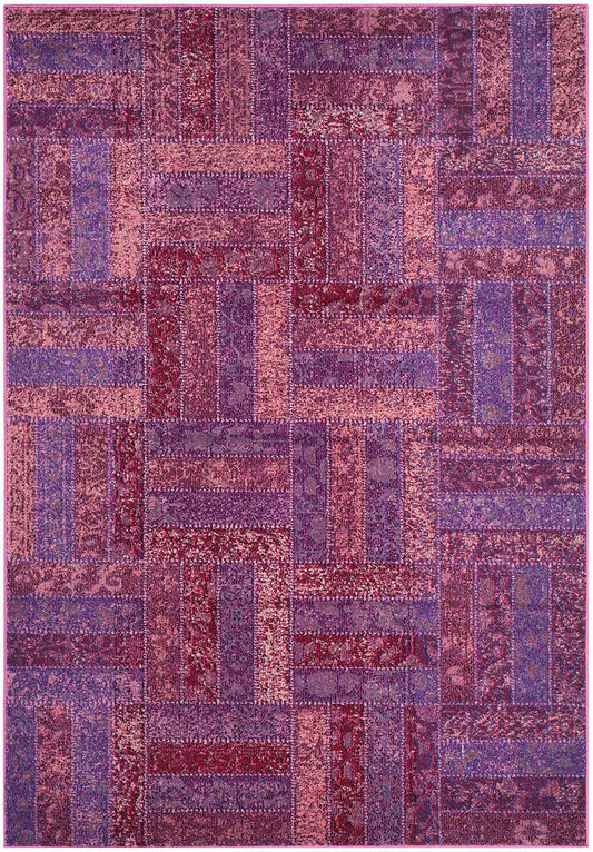Safavieh Monaco Mnc214L Purple / Multi Geometric Area Rug