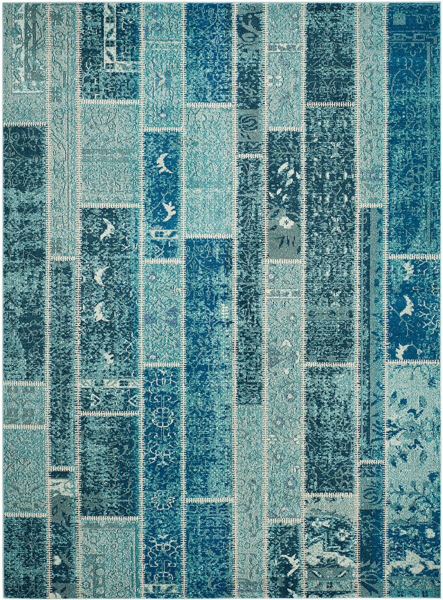 Safavieh Monaco Mnc216J Blue / Multi Geometric Area Rug